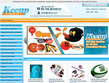 Tablet Screenshot of keeup.com